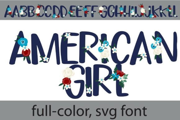 American Girl Typeface: Whimsical Americana for Crafters and Sellers