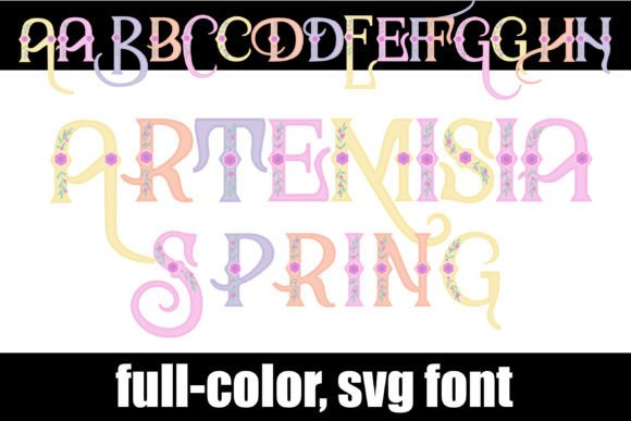 Artemisia Spring Typeface Review: A Colorful Floral Serif for Digital Brands