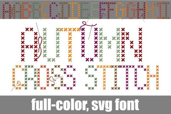 Autumn Cross Stitch: A Designer’s Take on Seasonal Typography