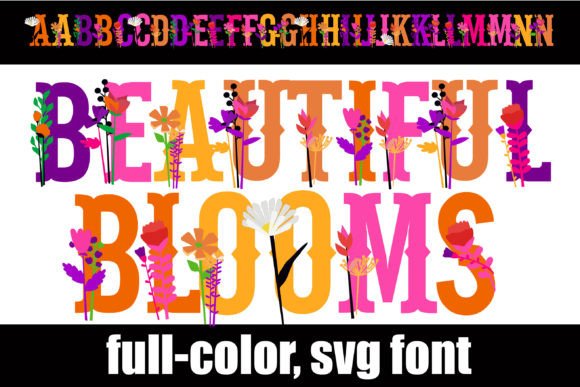 Beautiful Blooms: A Review of This Color Serif Typeface for Editorial Design