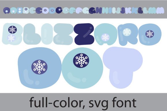 Blizzard Dot Typeface Review for Winter Campaigns