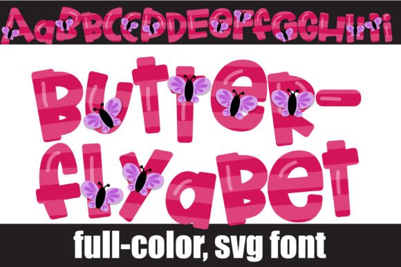 Butterflyabet Typeface Review: A Whimsical Color Font for Branding