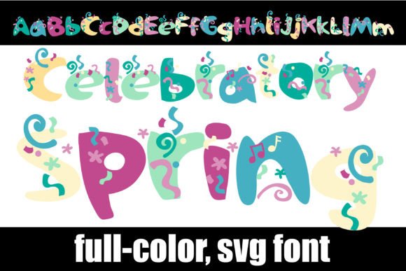 Celebratory Spring: A Creative Font for Seasonal Campaigns