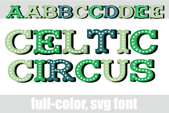 Celtic Circus: A Colorful Typeface for Editorial Design