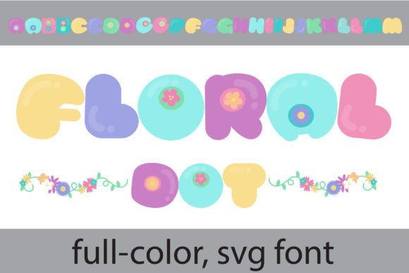 Floral Dot Typeface: Adding Personality to Digital Interfaces