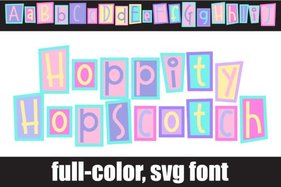 Hoppity Hopscotch: A Playful Typeface for Vibrant Brand Identity