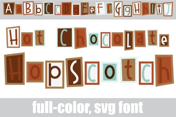 Hot Chocolate Hopscotch: The Creative Font for Cozy Brand Identity