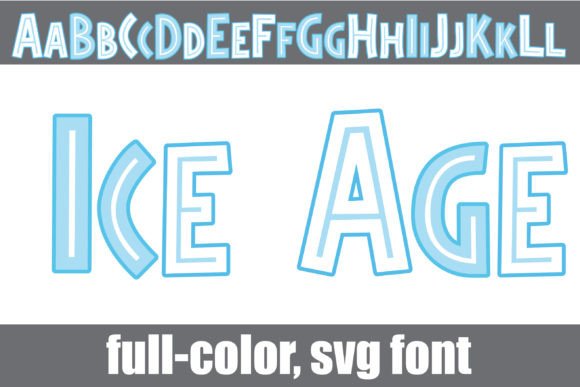 Ice Age Typeface: Bold Branding for Cold-Season Businesses