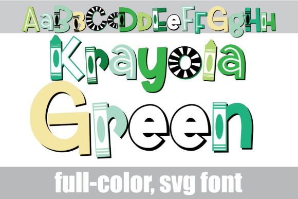 Krayola Green: The Playful Typeface for Clearer Campaign Visuals