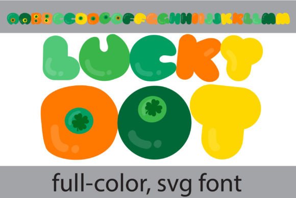 Lucky Dot: A Whimsical Color Font for Playful Campaign Design