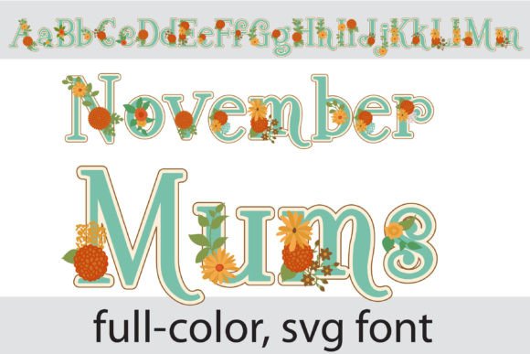 November Mums: A Serif Font for Warm Editorial Design
