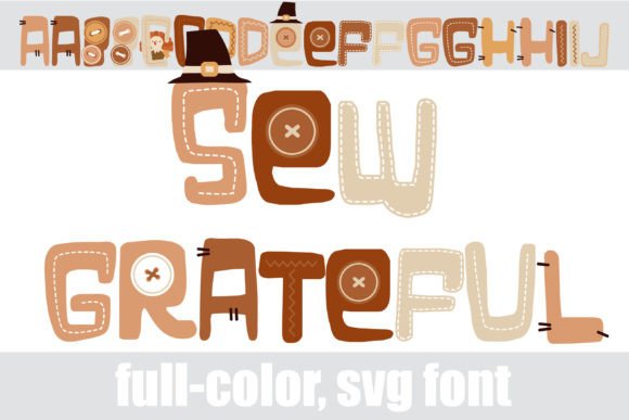 Sew Grateful Font Review: A Creative Typeface for Seasonal Campaigns