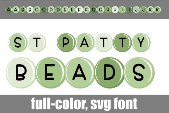 St. Patty Beads: The Creative Font for Festive Digital Campaigns