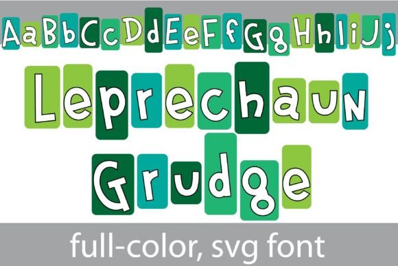 Upgrade Your Brand Identity With Leprechaun Grudge Color Font