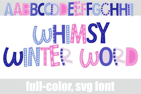 Whimsy Winter Word: The Creative Typeface for Standout Campaigns