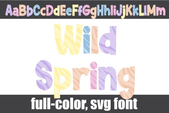 Wild Spring Typeface: Elevating Digital Brand Identity with Color Fonts