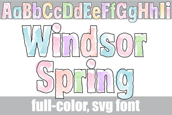 Windsor Spring Typeface: Elevating Editorial Design with Color