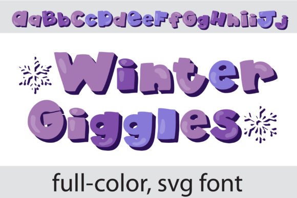 Winter Giggles: A Whimsical Font for Memorable Brand Identity