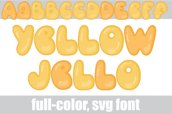 Yellow Jello: A Playful Color Font for Modern Web Design